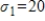 Determine the numerical rank of a   matrix with singular values   ,   ,   , and   , if   .