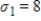 Determine the numerical rank of a matrix with singular values , , , , and , if .