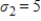 Determine the numerical rank of a matrix with singular values , , , , and , if .