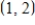 Find an equation for the line in that best fits the given data. , ,