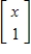 Let V be the set of all vectors   , where x is in R. Using the usual rules for vector addition and scalar multiplication in R<sup>2</sup>, determine if V is a vector space, and if not explain why.