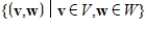 Let V be a vector space with vector addition   and scalar multiplication   , and let W be a vector space with vector addition   and scalar multiplication   . Define     , with addition   and scalar multiplication   . Determine if   is a vector space, and if not explain why.