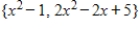 Determine if the set of vectors is linearly independent in .
