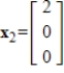 Determine which of   ,   , and   are eigenvectors of    , and determine the associated eigenvalues.
