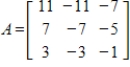 Determine which of   ,   , and   are eigenvectors of    , and determine the associated eigenvalues.