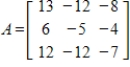 Find a basis for the eigenspace associated with eigenvalue   for matrix    .