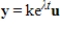 Suppose that A is an   matrix and   is a solution to the system of linear differential equations   where   is an eigenvector of A with associated eigenvalue    . Let k be any scalar. Then   is a solution to the system    .