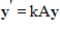 Suppose that A is an   matrix and   is a solution to the system of linear differential equations   where   is an eigenvector of A with associated eigenvalue    . Let k be any scalar. Then   is a solution to the system    .