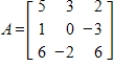 Use the Shortcut Method to find the determinant of the matrix   