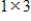 If A is a     matrix, and B is an     matrix, then      .