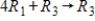 Suppose the matrix     results from a matrix A using the row operations      ,      ,      , and      . Find      .