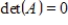 A square matrix     is called nilpotent if     for some positive integer k. Prove that if     is nilpotent, then      .