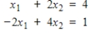 If applicable, use Cramer's Rule to find the unique solution of the given linear system. If Cramer's Rule is not applicable, explain why.   