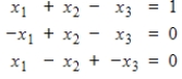 If applicable, use Cramer's Rule to find the unique solution of the given linear system. If Cramer's Rule is not applicable, explain why.   