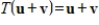 If     is a linear transformation, then     for all vectors     and      .