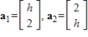 Find all values of     such that the vectors span R<sup>2</sup>.   