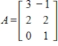Determine if the homogeneous system     has any nontrivial solutions, where   