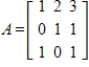 Determine if the homogeneous system     has any nontrivial solutions, where      .