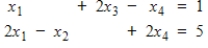 Determine which of the points (1, 0, -1, 0), (0, 1, 2, 3), and (2, 1, -1, -1) satisfy the linear system