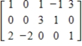 Convert the augmented matrix to the equivalent linear system.