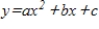 Use a system of linear equations to find the equation of the parabola which passes through the points (1, 2), (2, 0), and (3, -4).