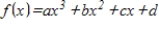 Use a system of linear equations to find a function of the form such that , , , and .