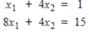 Use partial pivoting with Gaussian elimination to find the solutions to the system.