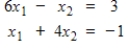 Compute the first three Jacobi iterations, using as the initial value for each variable. Then find the exact solution and compare.