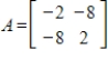 Find a polynomial formula for the quadratic form with the matrix .