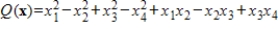Find the matrix A of the quadratic form .