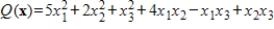 Find the maximum and minimum values of the quadratic form subject to the constraints and where .