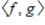 Evaluate for the functions and where the inner product is defined by .