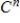 The dimension of the complex vector space is n.