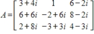 Find for the matrix .