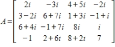 Find for the matrix .