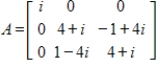 Determine if the given matrix A is normal.