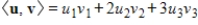 Evaluate , where the inner product on is for .