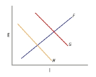 (Figure: Understanding Network Good Markets)  The graph depicts the market for a network good. What does G represent?   A)  price B)  private demand C)  social demand D)  quantity