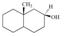 Identify the asymmetric carbons in the structure.   