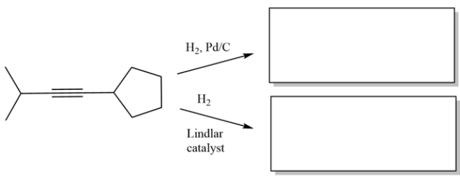 Complete the reactions by giving the major organic product.   