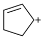Consider the carbocation:    a. How many pi molecular orbitals are there? b. Classify each MO as symmetric or antisymmetric. c. Which MOs are bonding and antibonding? d. Which MOs are the HOMO and LUMO?
