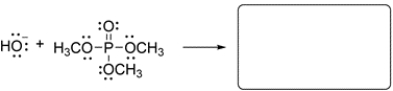 Draw a plausible curved-arrow mechanism to show the base-catalyzed hydrolysis of the phosphate triester, then draw the hydrolysis products.   