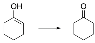 Write an arrow-pushing mechanism for the isomerization of enol to cyclohexanone under (a) aqueous acidic conditions and (b) aqueous basic conditions. Show all proton transfer steps in each mechanism and two resonance structures for each intermediate.   