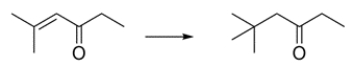 Outline a one-step synthesis for the transformation. Hint: Use an organometallic reagent.   