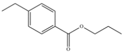 a. The -oate suffix indicates an ester. The first part of the name of an ester refers to the alkyl group connected to the oxygen in the ester. A benzoate is a benzene ring with an ester substituent. Lastly, the 4-ethyl indicates an ethyl group para to the ester functionality. The structure of propyl 4-ethyl benzoate is:   ​ b. The name indicates a five-carbon chain where the amide is on carbon 1 and the nitrogen has an ethyl and methyl substituent.   c. The compound is an acid chloride which is bonded to a cyclohexane ring.  