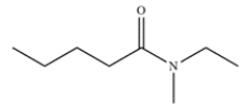 a. The -oate suffix indicates an ester. The first part of the name of an ester refers to the alkyl group connected to the oxygen in the ester. A benzoate is a benzene ring with an ester substituent. Lastly, the 4-ethyl indicates an ethyl group para to the ester functionality. The structure of propyl 4-ethyl benzoate is:   ​ b. The name indicates a five-carbon chain where the amide is on carbon 1 and the nitrogen has an ethyl and methyl substituent.   c. The compound is an acid chloride which is bonded to a cyclohexane ring.  