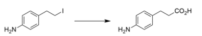 Choose the best reagent(s)  for carrying out the conversion.   A)  Mg, ether; CO<sub>2</sub>; then aqueous acid B)  NaCN; then aqueous acid C)  Both sets of reagents would work equally well. D)  Neither set of reagents would work well.