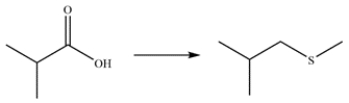 Outline a multistep synthesis of the transformation.   