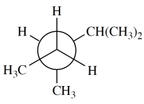 Consider the Newman projection. Give the systematic (IUPAC) name of this alkane.   