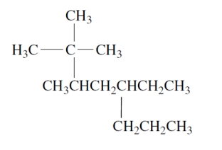 Consider the compound:   The largest substituent group mentioned (cited)  explicitly in the name of this compound is A)  tert-butyl. B)  methyl. C)  ethyl. D)  propyl. E)  octyl.f.  some other group.